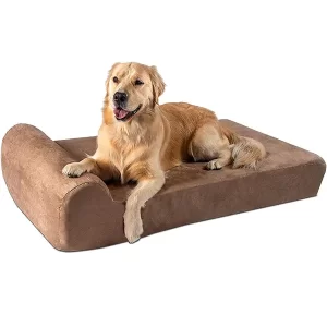 headrest version large dog bed
