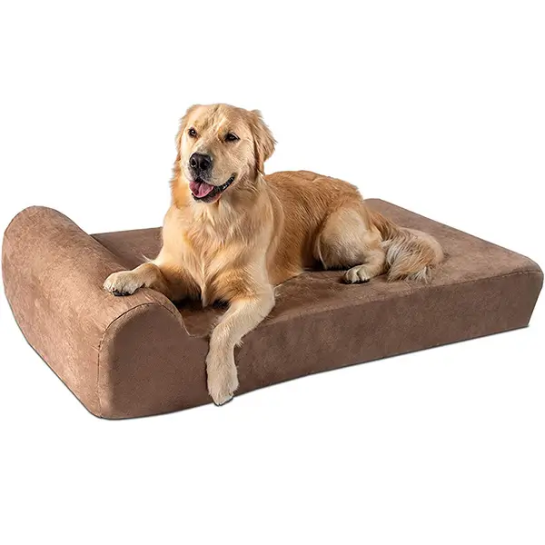 headrest version large dog bed