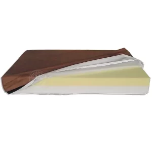 the foam structure of 7" Large dog bed