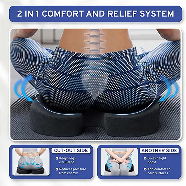 memory foam coccyx seat cushion