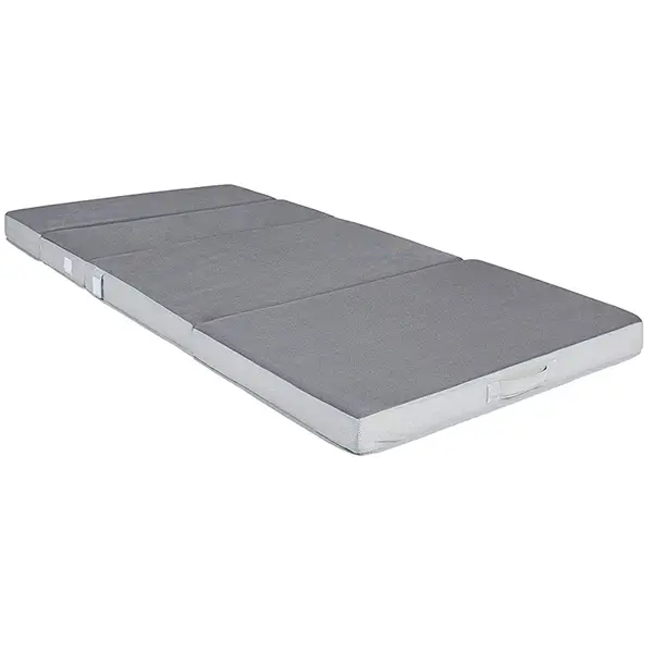 3 inch folding gel-infused memory foam topper