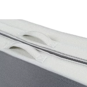 3 inch folding gel-infused memory foam topper cover