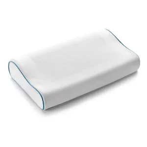 Contour memory foam pillow with a gel pad