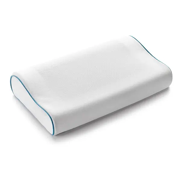 Contour memory foam pillow with a gel pad