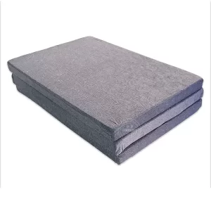 tri folding memory foam topper