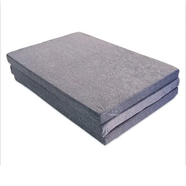 tri folding memory foam topper