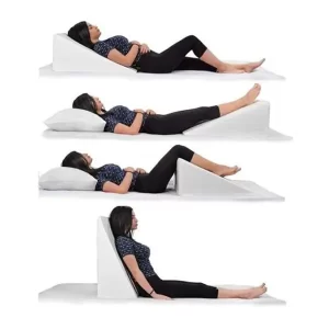 image of the versatility of bed wedge pillow