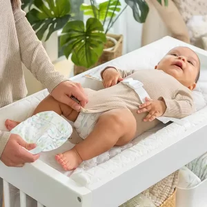image of contoured infant changing pad