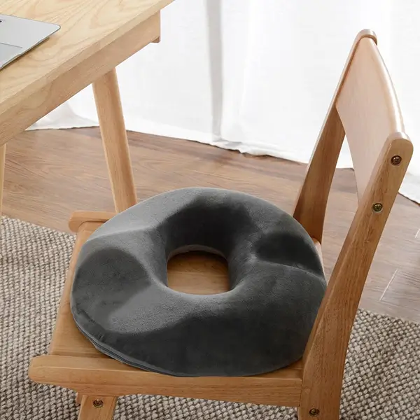 Memory Foam Donut Seat Cushion Pain Relief For Prolonged Sitting - Image 4