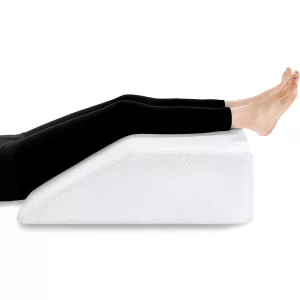 Leg Elevation Pillow with Cooling Gel Memory Foam Top - Image 3