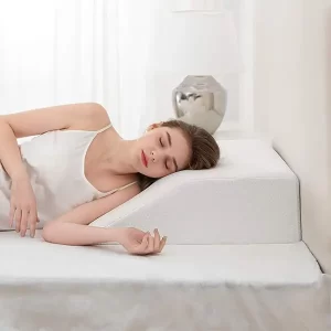 Leg Elevation Pillow with Cooling Gel Memory Foam Top - Image 5