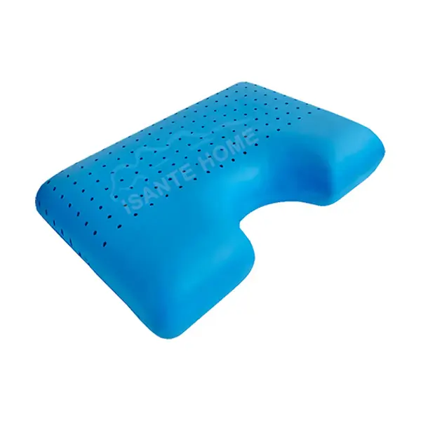 Curved Shape Gel Infused Memory Foam Pillow