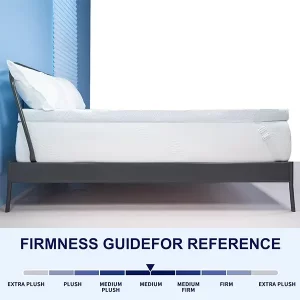 Ventilated Design 3 Inch Cooling Gel-Infused Memory Foam Mattress Topper - Image 2
