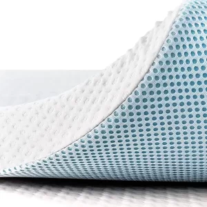 Ventilated Design 3 Inch Cooling Gel-Infused Memory Foam Mattress Topper