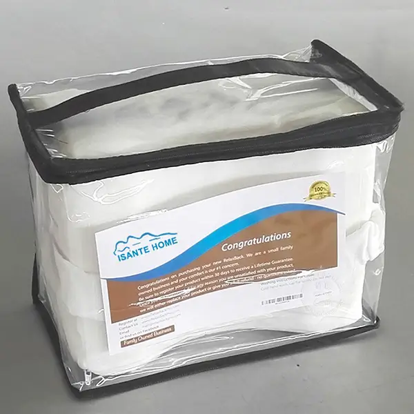 image of the knee pillow package