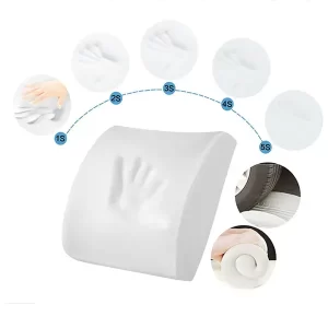 image of memory foam lumbar support pillow