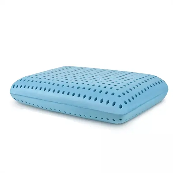 image of gel infused memory foam core with holes