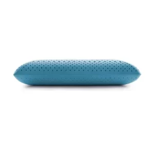 side image of ventilated cooling gel memory foam pillow core