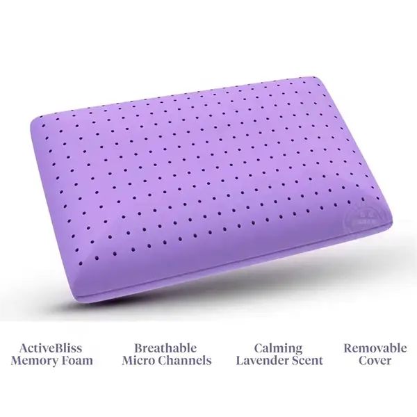 image of ventilated memory foam pillow core