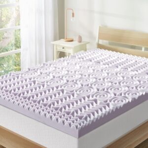 5-zone memory foam mattress topper