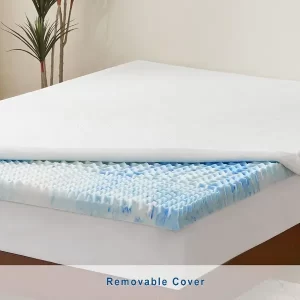 5-zone memory foam mattress topper