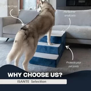 5-Step Adjustable Dog Stairs
