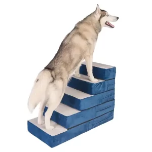 5-Step Adjustable Dog Stairs